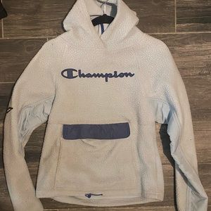 Light blue champion hoodie